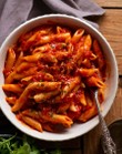 Penne Spiral Pasta with Red Sauce