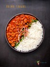 Rajma Chawal with Pickle